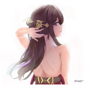 《原神》北斗去掉所有衣服很享受高清图