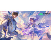 《王者荣耀》大乔挚爱花嫁去掉所有服装无遮挡双人图