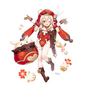 《原神》可莉去掉所有衣服无遮挡高清图分享