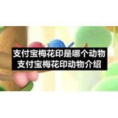 支付宝梅花印是哪个动物-支付宝梅花印动物介绍
