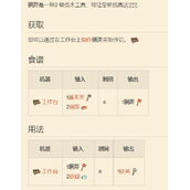 dinkum铜斧配方介绍 铜斧怎么做？