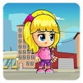 Pink Girl City Runner APK