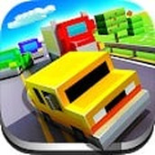 Blocky Highway: Traffic Racing APK