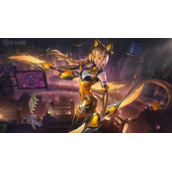 王者荣耀阿轲·暗夜猫娘星元去衣图高清