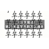 《汉字魔法》第25关滥竽充数怎么通关