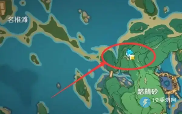原神踏鞴砂海边雷神瞳拿取方式