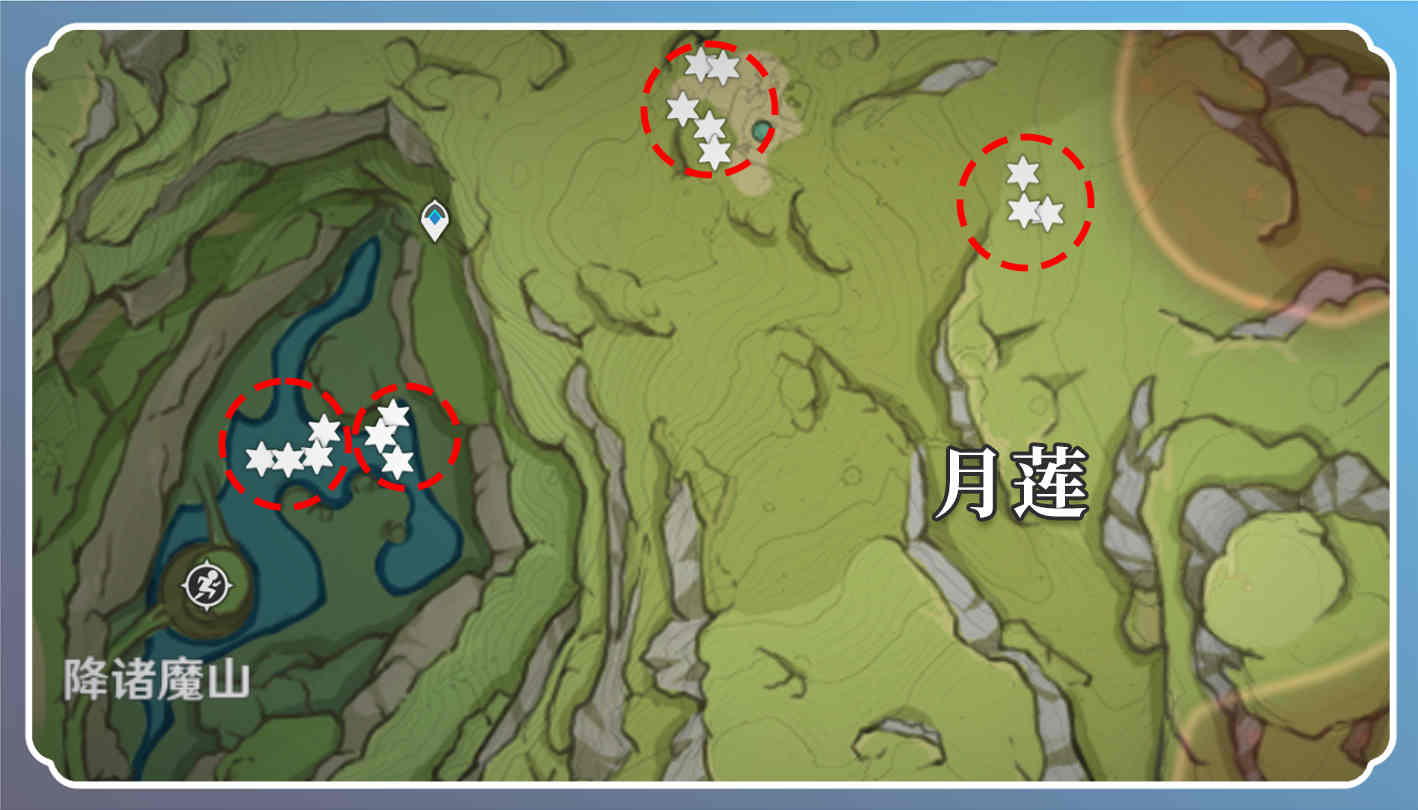 原神3.0须弥月莲采集路线74个最新图文攻略