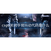 csgo关闭手臂抖动代码是什么