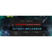 《地下城堡3》破碎之念裂魂攻略