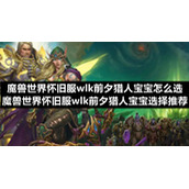 魔兽世界怀旧服wlk前夕猎人宝宝怎么选-魔兽世界怀旧服wlk前夕猎人宝宝选择推荐