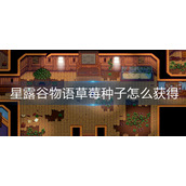 星露谷物语草莓种子怎么获得
