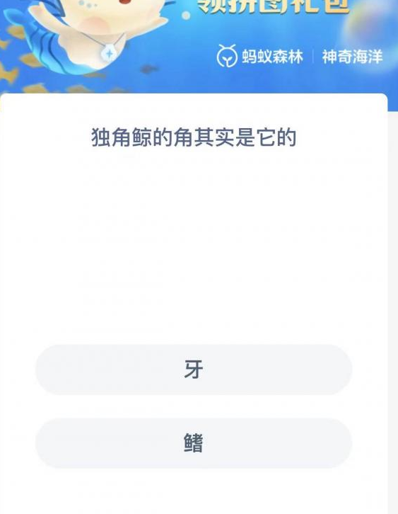 《支付宝》神奇海洋9月1日答案分享