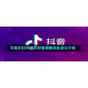 可是你们xx都不好看啊梗出处含义介绍