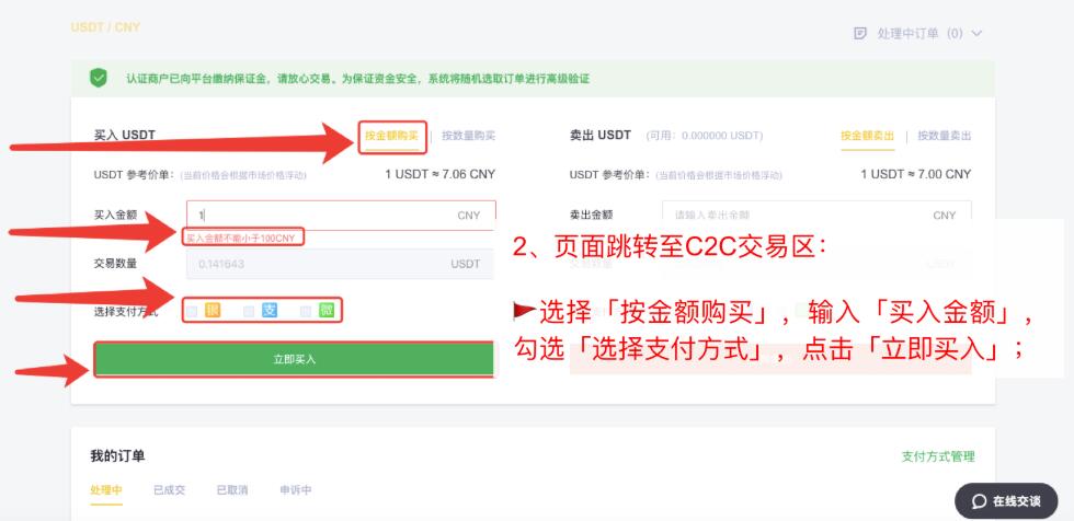 LBank交易所C2C法币交易教程LBank交易所C2C法币交易教程第2张