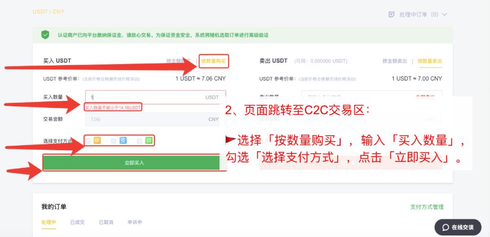 LBank交易所C2C法币交易教程LBank交易所C2C法币交易教程第3张