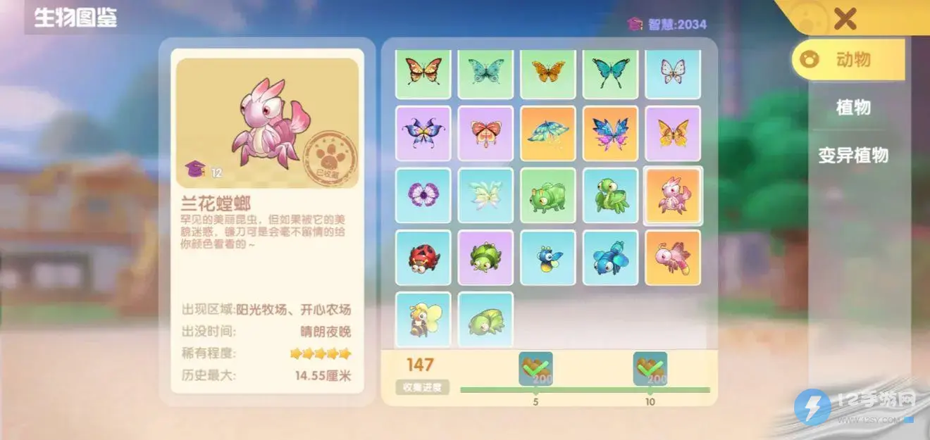 摩尔庄园手游兰花螳螂出现时间位置