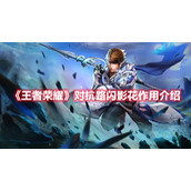 《王者荣耀》对抗路闪影花作用介绍