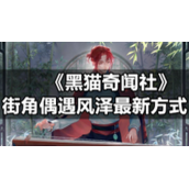 《黑猫奇闻社》街角偶遇风泽全新方式