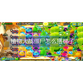 植物大战僵尸怎么搭梯子