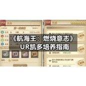 《航海王：燃烧意志》UR凯多培养指南