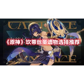 《原神》坎蒂丝圣遗物选择推荐