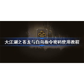 大江湖之苍龙与白鸟指令密码使用教程-作弊码怎么打