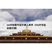 usdt价格今日行情人民币（Usdt今日价格行情）
