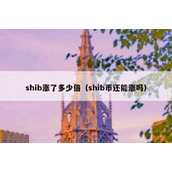 shib涨了多少倍（shib币还能涨吗）