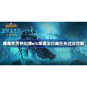 魔兽世界怀旧服wlk笨蛋加白痴任务过法详解-wlk笨蛋加白痴任务怎么做