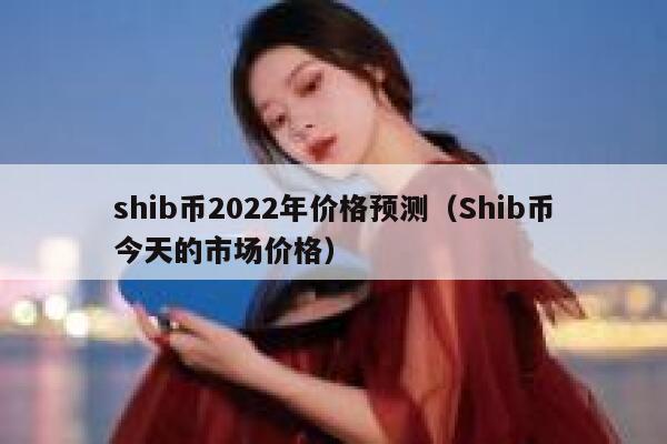 shib币2022年价格预测（Shib币今天的市场价格） 第1张