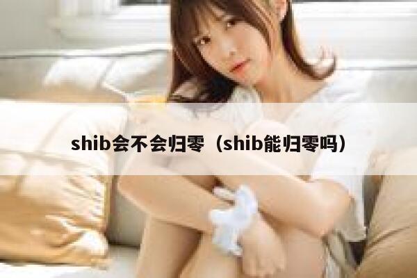 shib会不会归零（shib能归零吗） 第1张