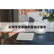 比特币是做什么的这个可以赚钱吗_比特币交易赚的是钱还是币