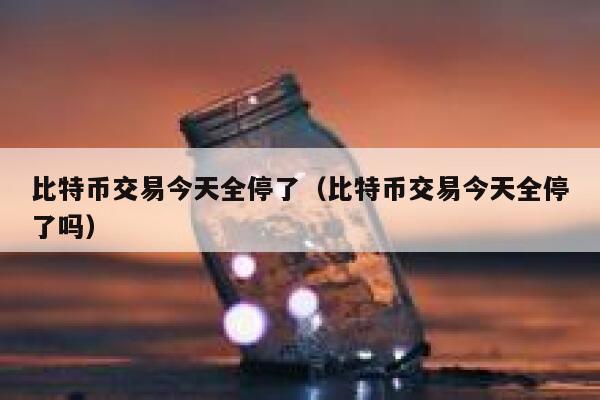 比特币交易今天全停了（比特币交易今天全停了吗） 第1张