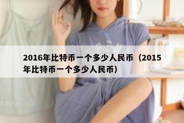 2016年比特币一个多少人民币（2015年比特币一个多少人民币） 第1张