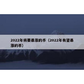 2022年将要暴涨的币（2022年有望暴涨的币）