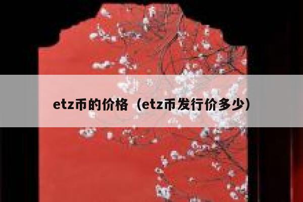 etz币的价格（etz币发行价多少） 第1张