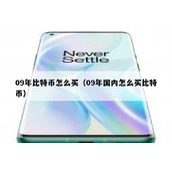 09年比特币怎么买（09年国内怎么买比特币）
