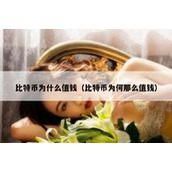 比特币为什么值钱（比特币为何那么值钱）