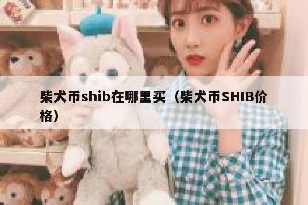 柴犬币shib在哪里买（柴犬币SHIB价格） 第1张