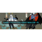 《光遇》2022年10月14日季节蜡烛位置一览