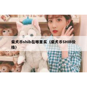柴犬币shib在哪里买（柴犬币SHIB价格）