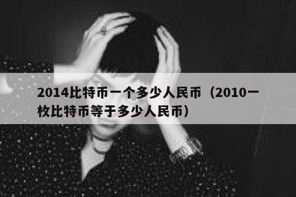 2014比特币一个多少人民币（2010一枚比特币等于多少人民币） 第1张