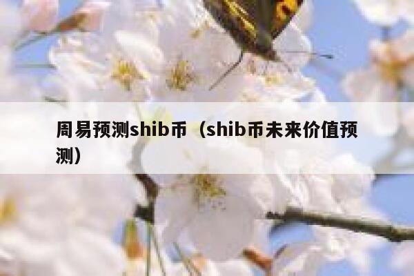 周易预测shib币（shib币未来价值预测） 第1张