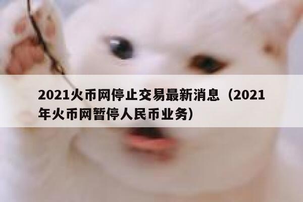 2021火币网停止交易最新消息（2021年火币网暂停人民币业务） 第1张