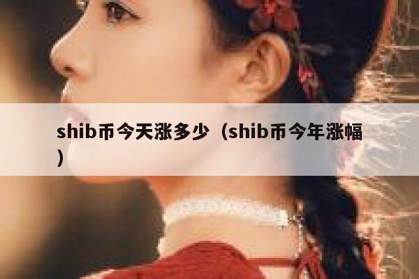 shib币今天涨多少（shib币今年涨幅） 第1张