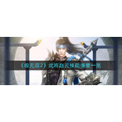 《极无双2》武将赵云技能强度一览