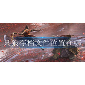 只狼存档文件位置在哪
