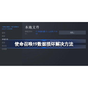 使命召唤19数据损坏怎么办-使命召唤19数据损坏解决方法