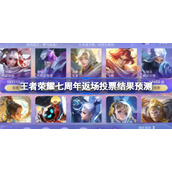 王者荣耀七周年返场投票结果是什么-王者荣耀七周年返场投票结果预测