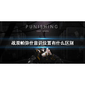 战双帕弥什意识位置有区别吗
